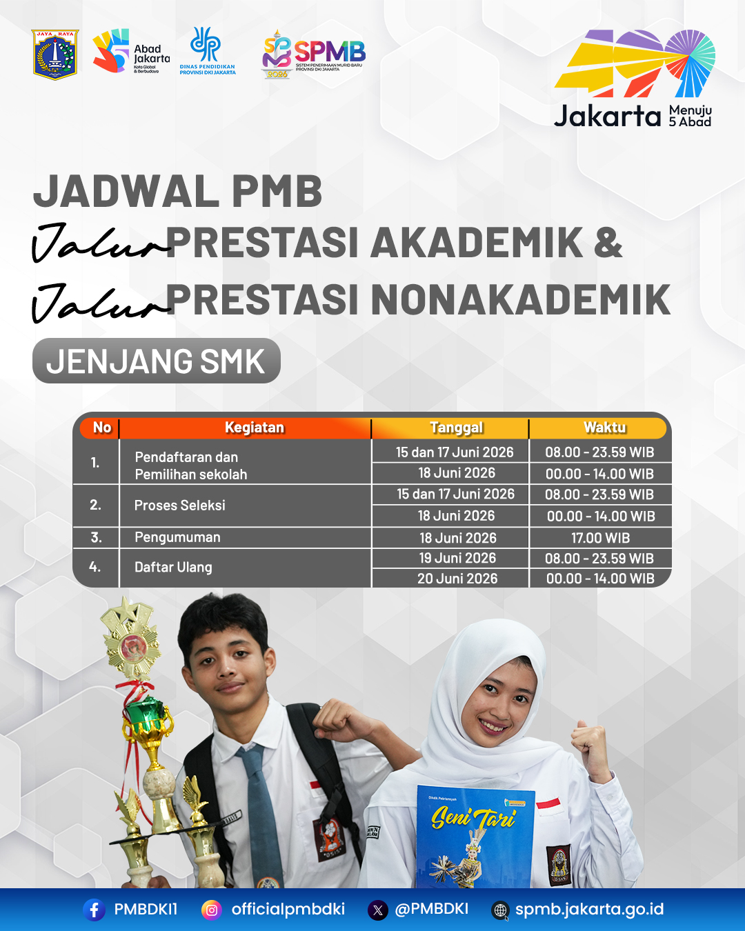 Page Jadwal Prestasi